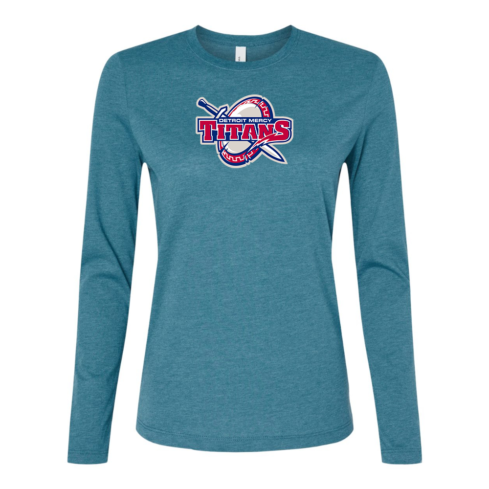BELLA CANVAS Detroit Titans Jersey Long Sleeve Tee