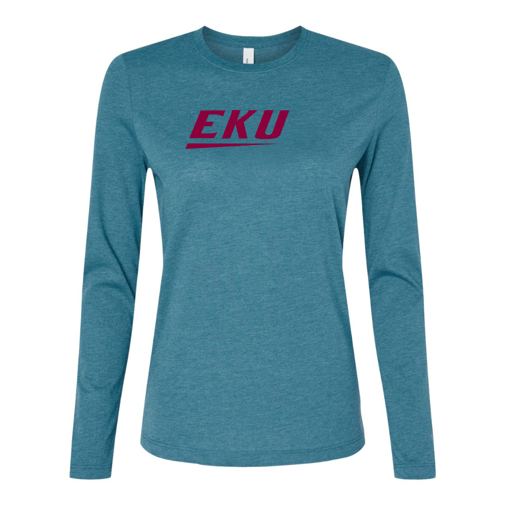 BELLA CANVAS Eastern Kentucky Colonels Jersey Long Sleeve Tee