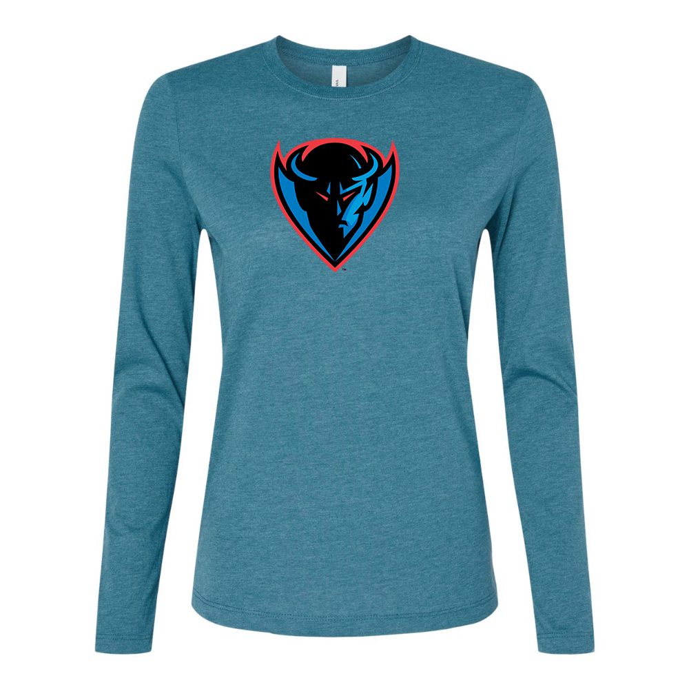 BELLA CANVAS DePaul Blue Demons Jersey Long Sleeve Tee