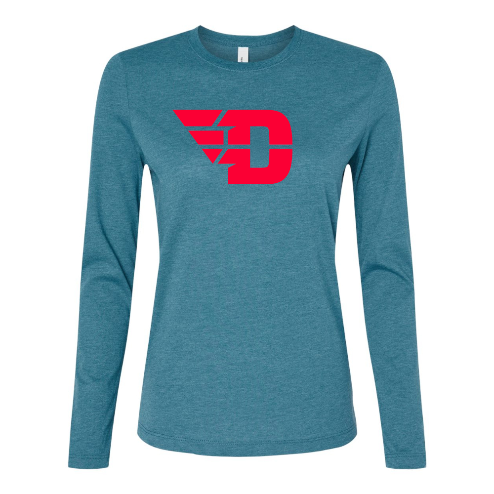 BELLA CANVAS Dayton Flyers Jersey Long Sleeve Tee