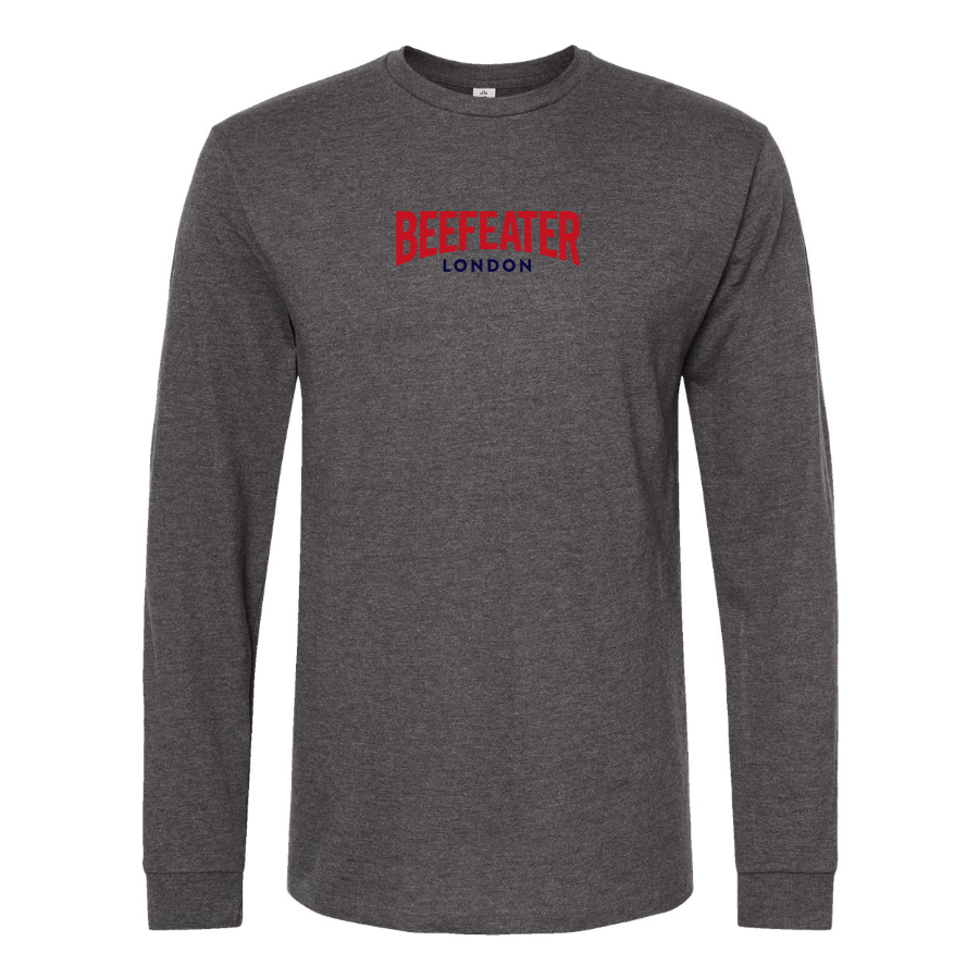 Men's Beefeater Logo Cotton Long Sleeve T-Shirt