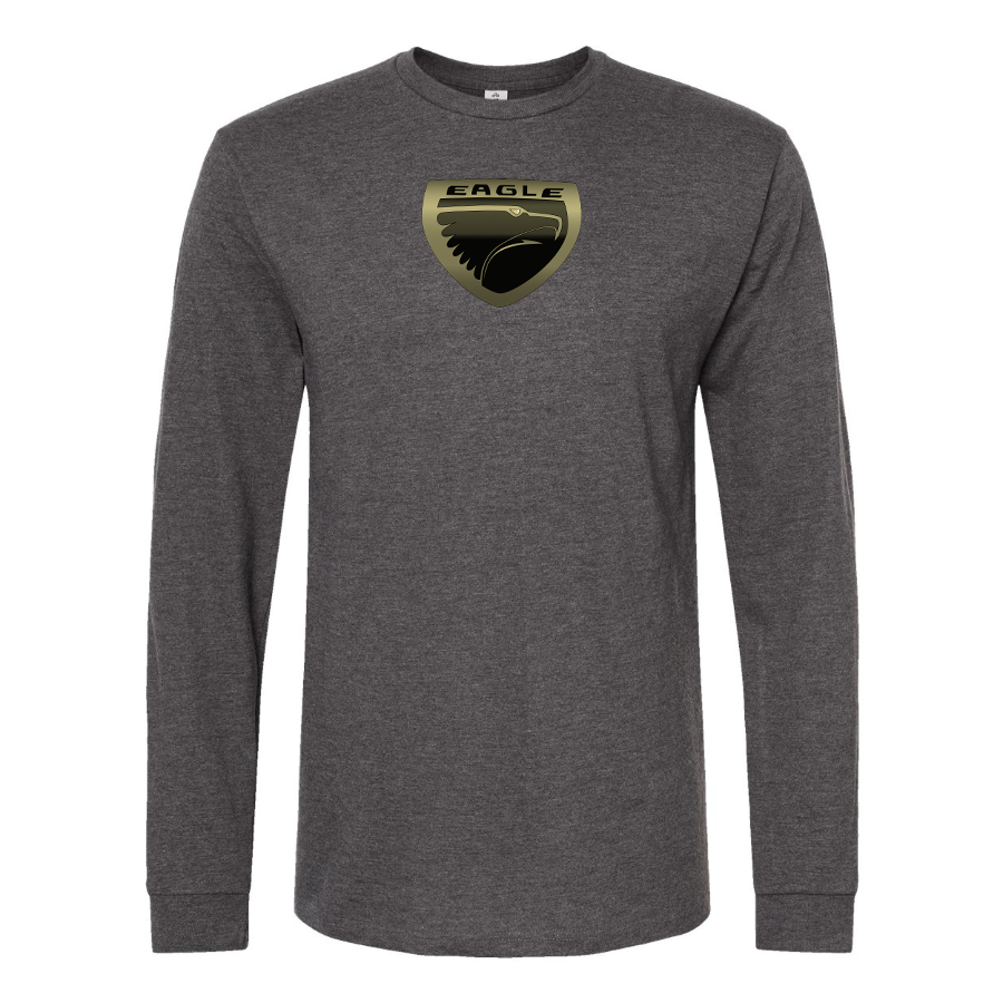 Men's Eagle Logo Cotton Long Sleeve T-Shirt