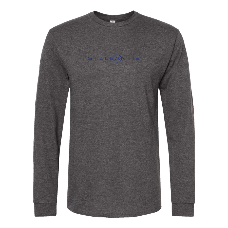 Men's Stellantis Logo Cotton Long Sleeve T-Shirt