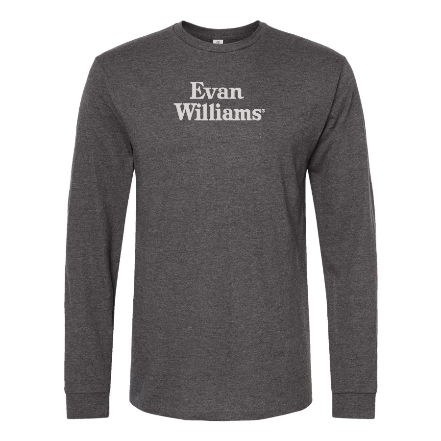 Men's Evan Williams Logo Cotton Long Sleeve T-Shirt
