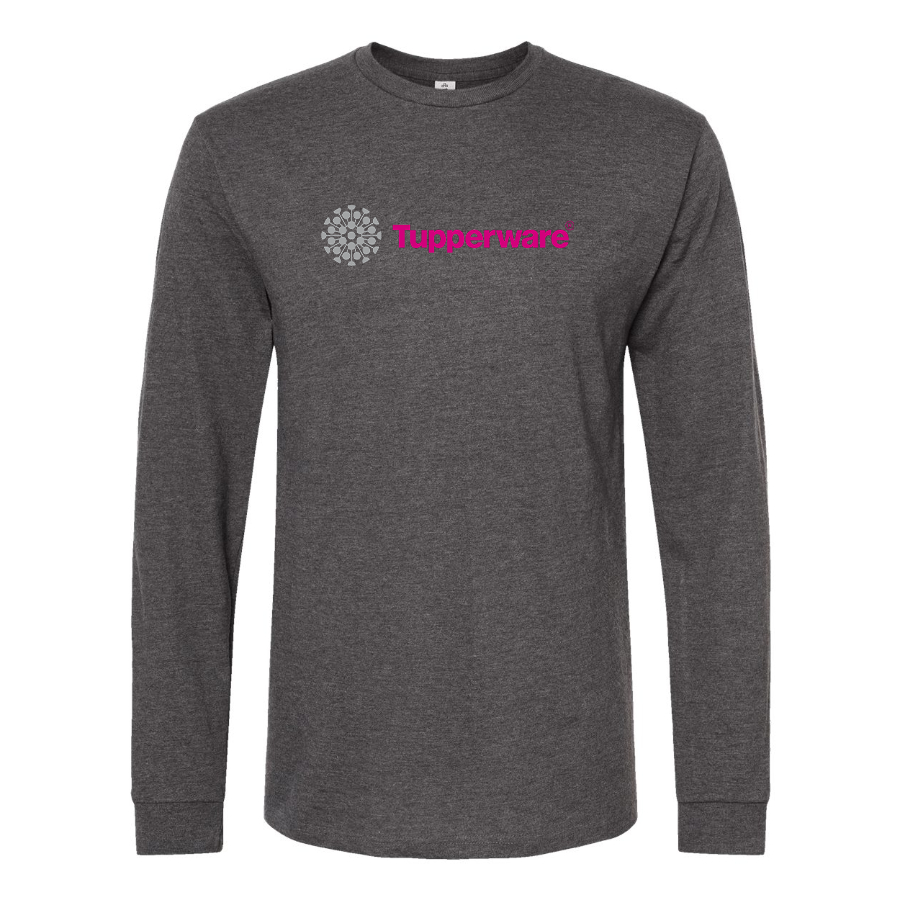Men's Tupperware Logo Cotton Long Sleeve T-Shirt