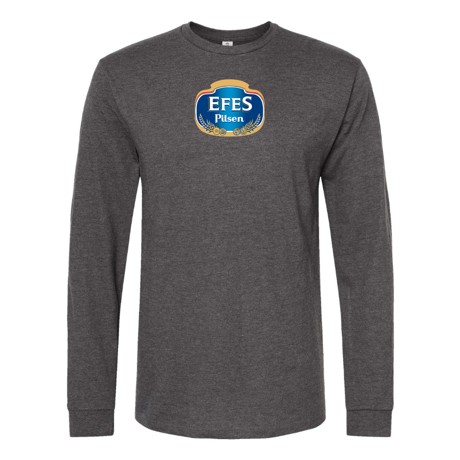 Men's Efes Logo Cotton Long Sleeve T-Shirt