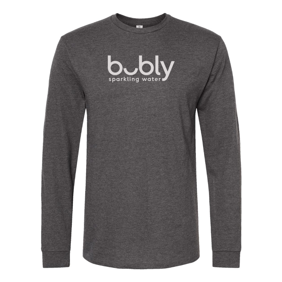 Men's Bubly Logo Cotton Long Sleeve T-Shirt