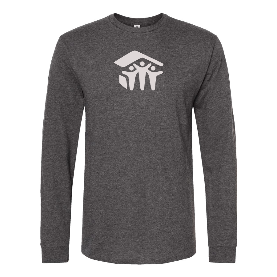Men's Habitat for Humanity Logo Cotton Long Sleeve T-Shirt
