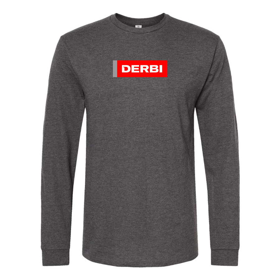 Men's Derbi Logo Cotton Long Sleeve T-Shirt