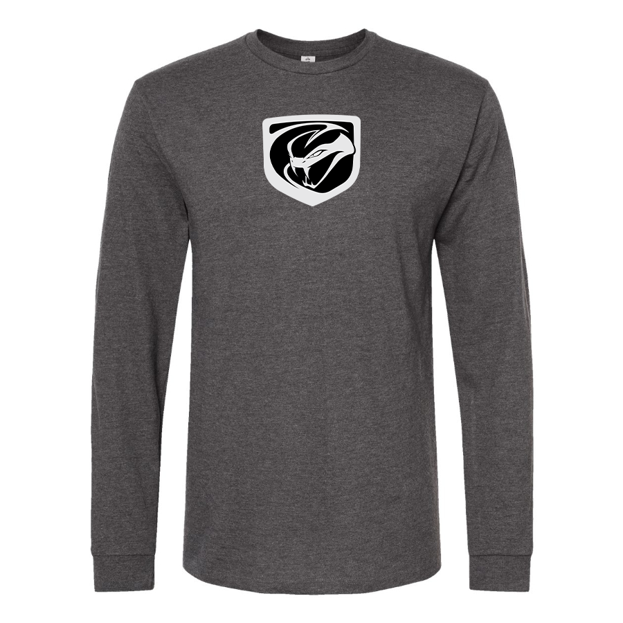 Men's Dodge Viper Logo Cotton Long Sleeve T-Shirt