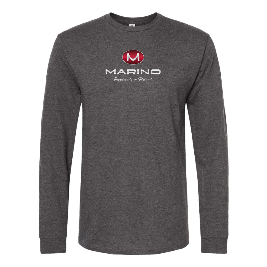 Men's Marino Finland Logo Cotton Long Sleeve T-Shirt