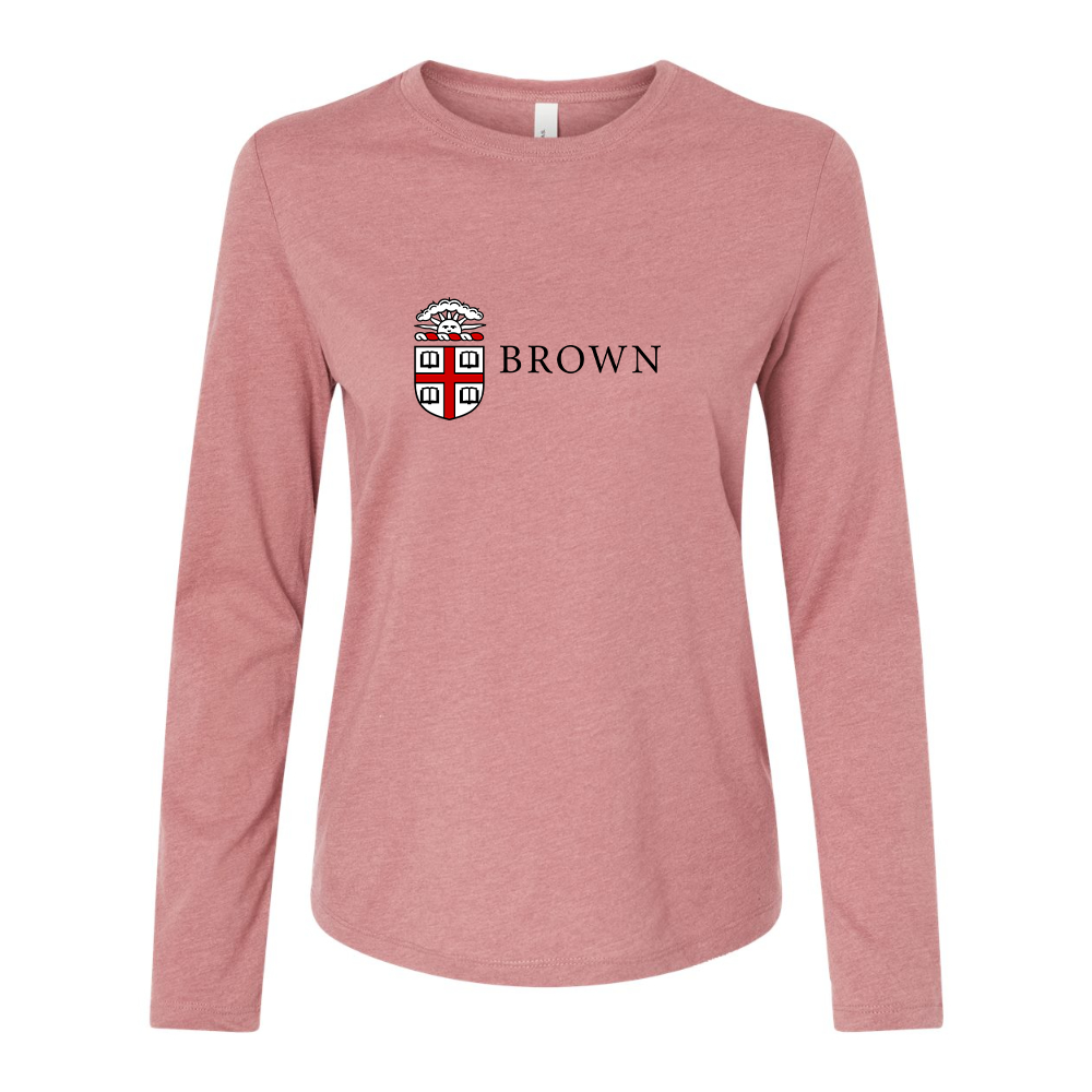 BELLA CANVAS Brown University Jersey Long Sleeve Tee
