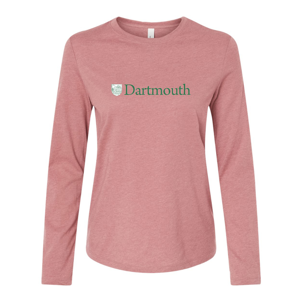 BELLA CANVAS Dartmouth College Jersey Long Sleeve Tee
