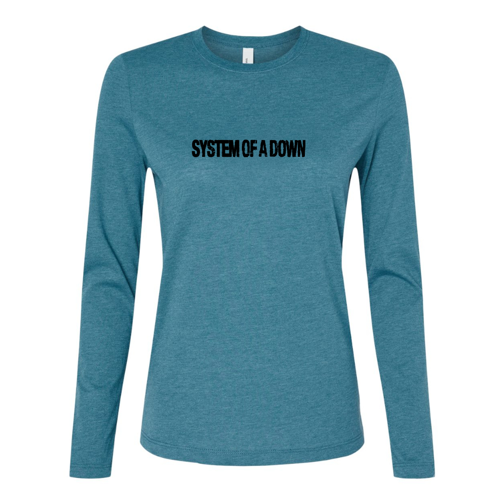 BELLA CANVAS System Of A Down Jersey Long Sleeve Tee