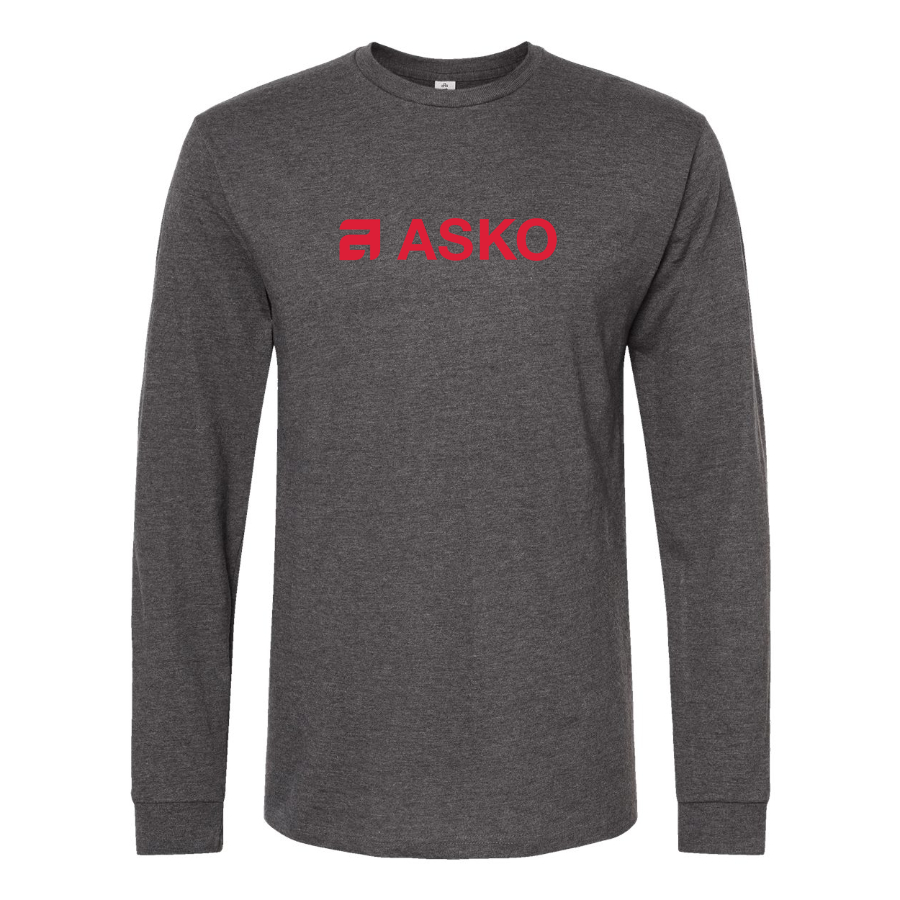 Men's Asko Logo Cotton Long Sleeve T-Shirt