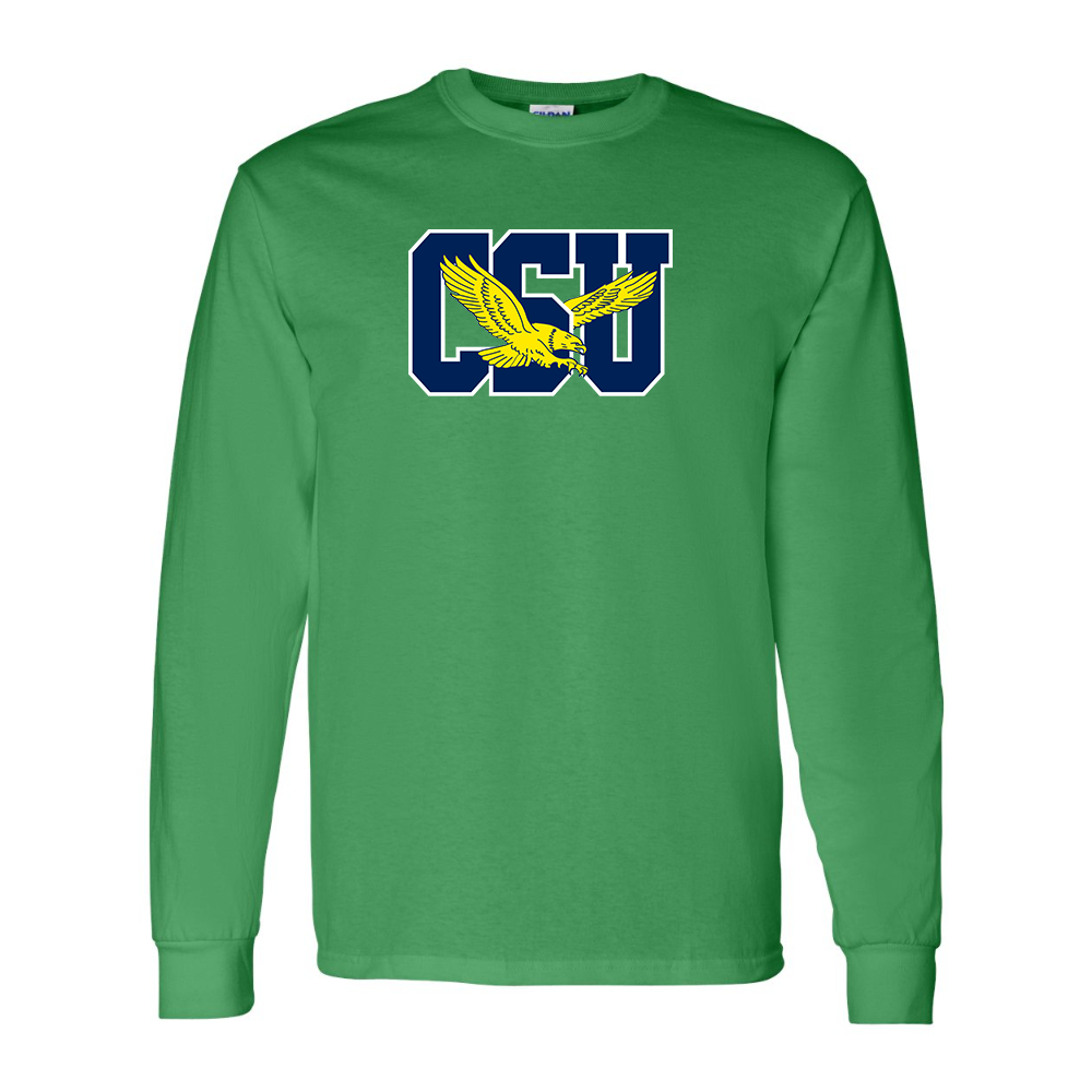 Men's Coppin State Eagles Gildan Heavy Cotton Long Sleeve T-Shirt