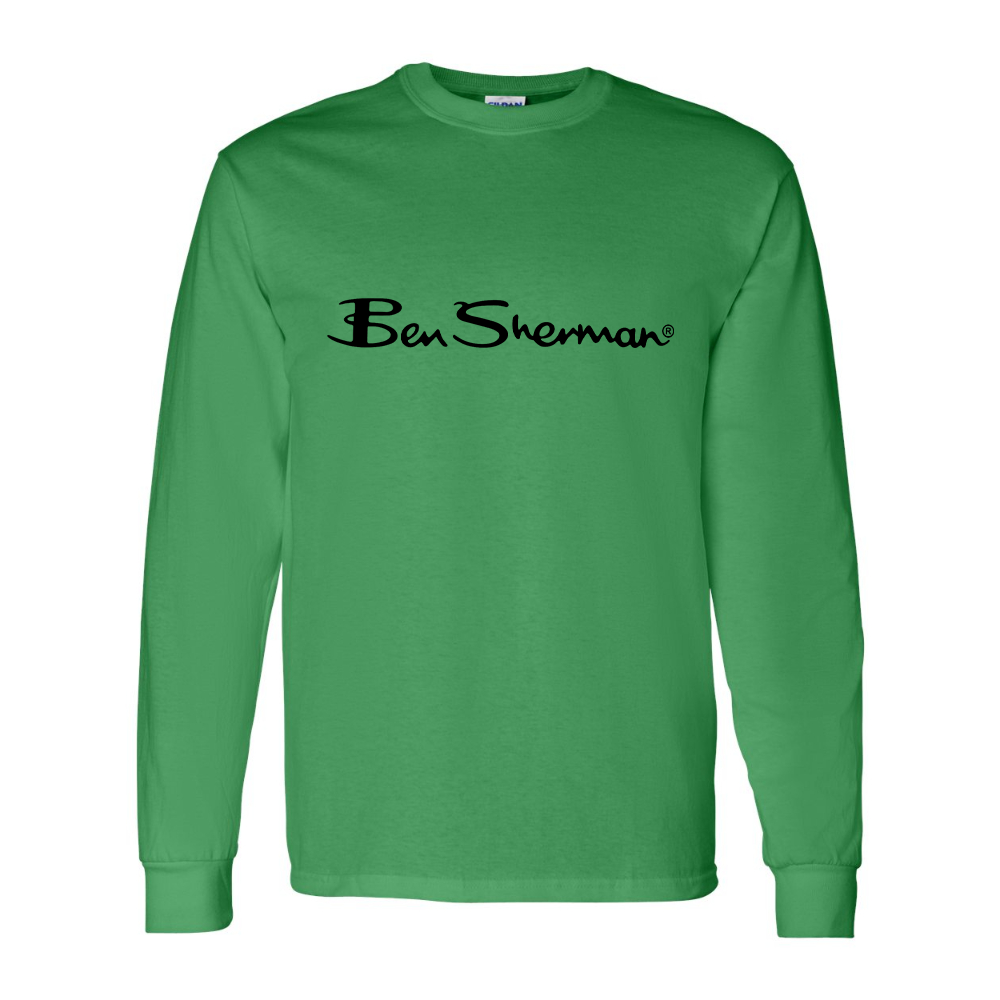 Men's Ben Sherman Gildan Heavy Cotton Long Sleeve T-Shirt