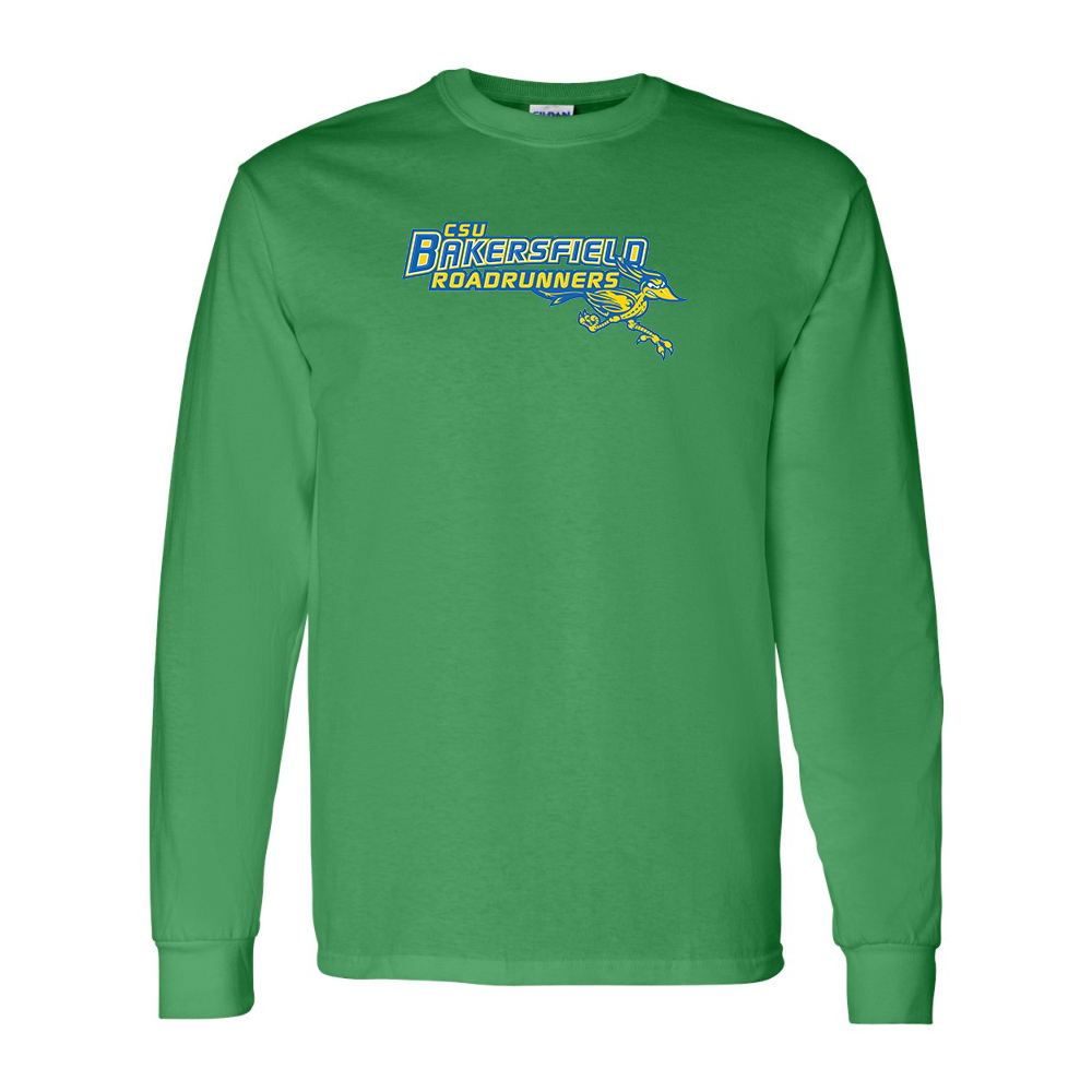 Men's CSU-Bakersfield Roadrunners Gildan Heavy Cotton Long Sleeve T-Shirt
