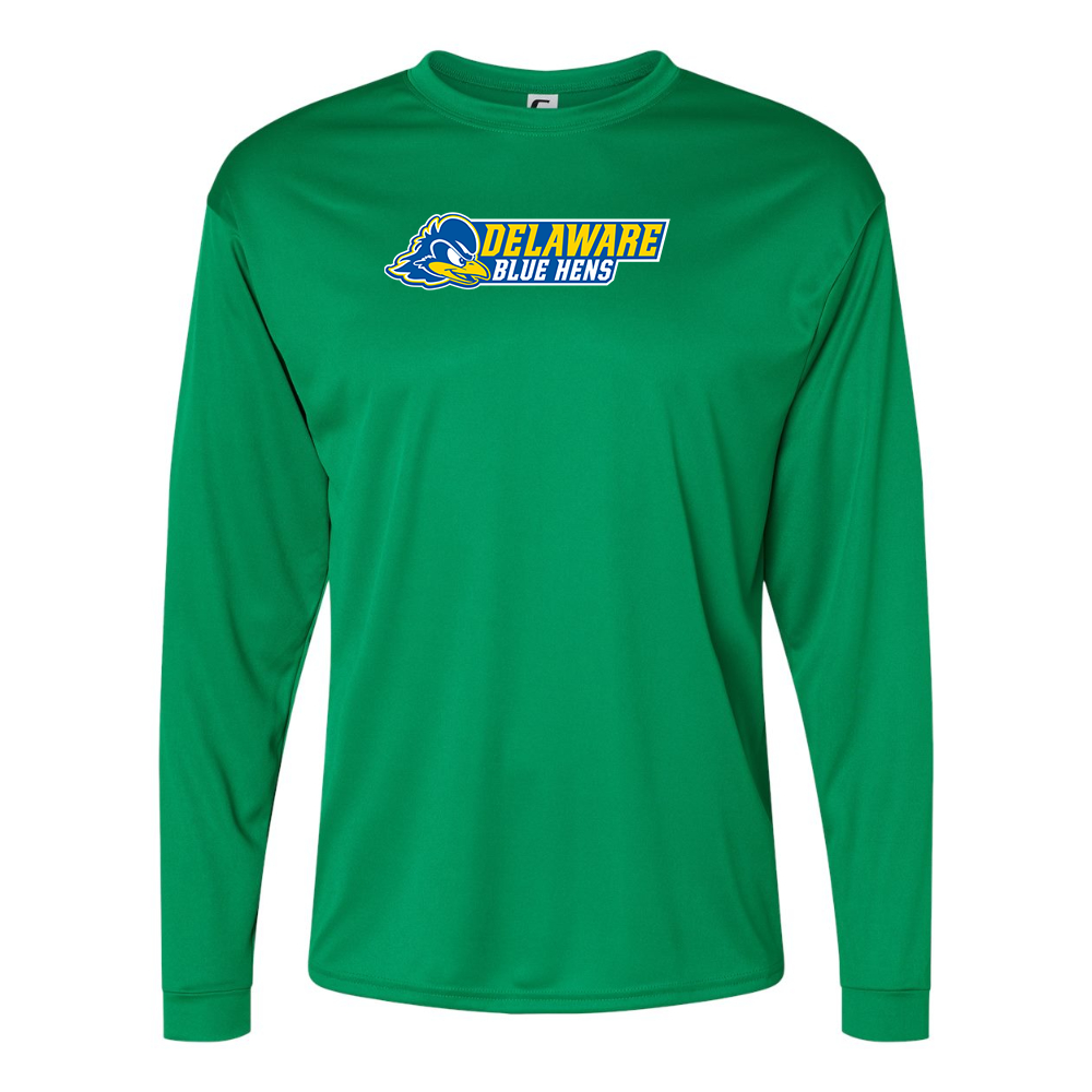 Men's Delaware Blue Hens Performance Long Sleeve T-Shirt
