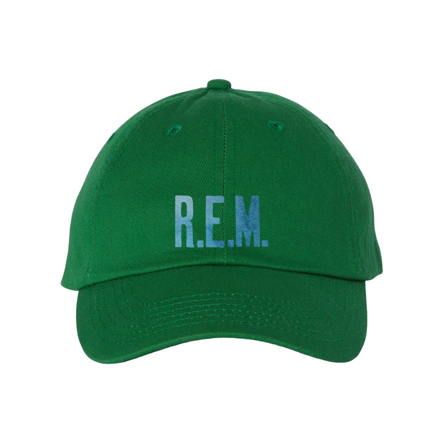 R.E.M. Blue Valucap Adult Bio-Washed Classic Dad Hat