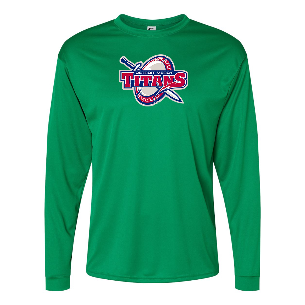 Men's Detroit Titans Performance Long Sleeve T-Shirt