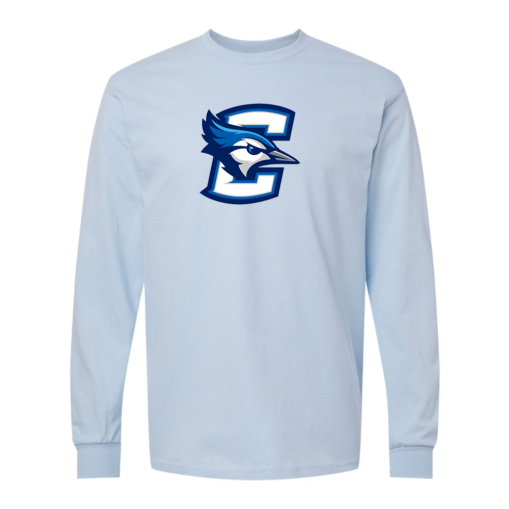 Men's Creighton Bluejays Gildan Heavy Cotton Long Sleeve T-Shirt