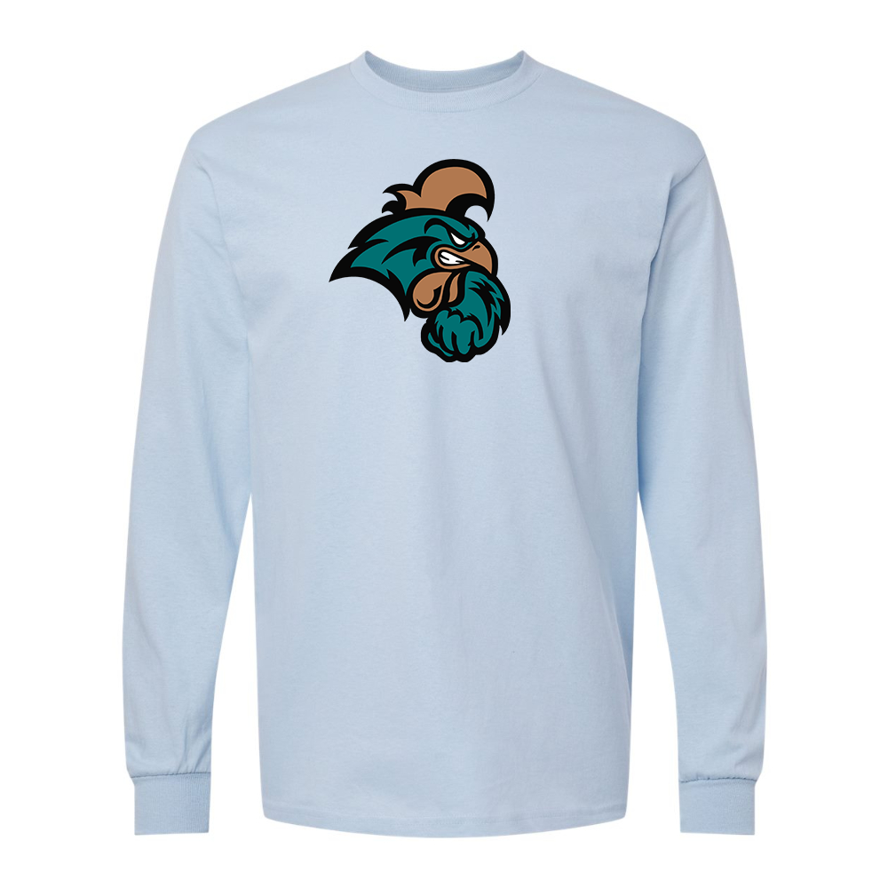 Men's Coastal Carolina Chanticleers Gildan Heavy Cotton Long Sleeve T-Shirt