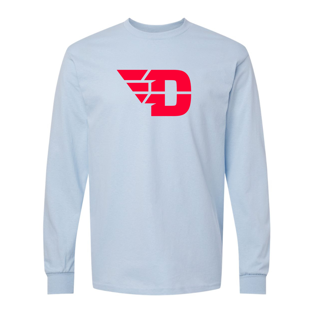 Men's Dayton Flyers Gildan Heavy Cotton Long Sleeve T-Shirt