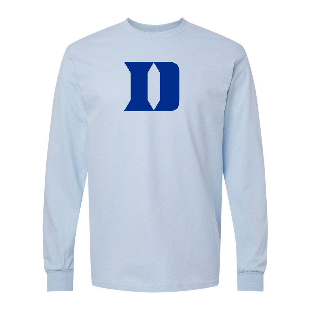 Men's Duke Blue Devils Gildan Heavy Cotton Long Sleeve T-Shirt
