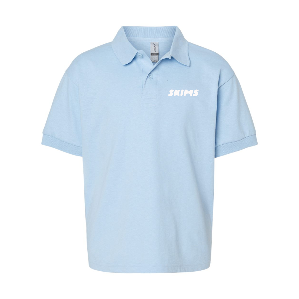 Youth Skims Gildan Dry Blend Jersey Polo