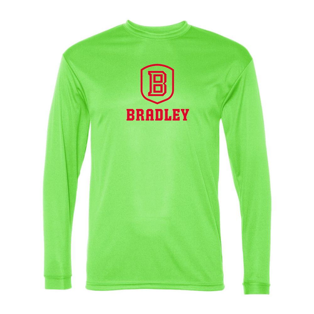 Men's Bradley Braves Performance Long Sleeve T-Shirt