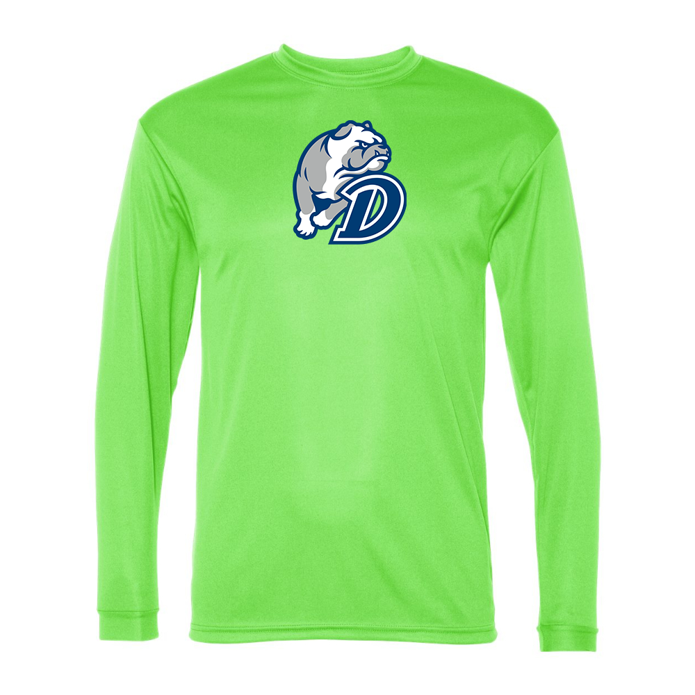 Men's Drake Bulldogs Performance Long Sleeve T-Shirt