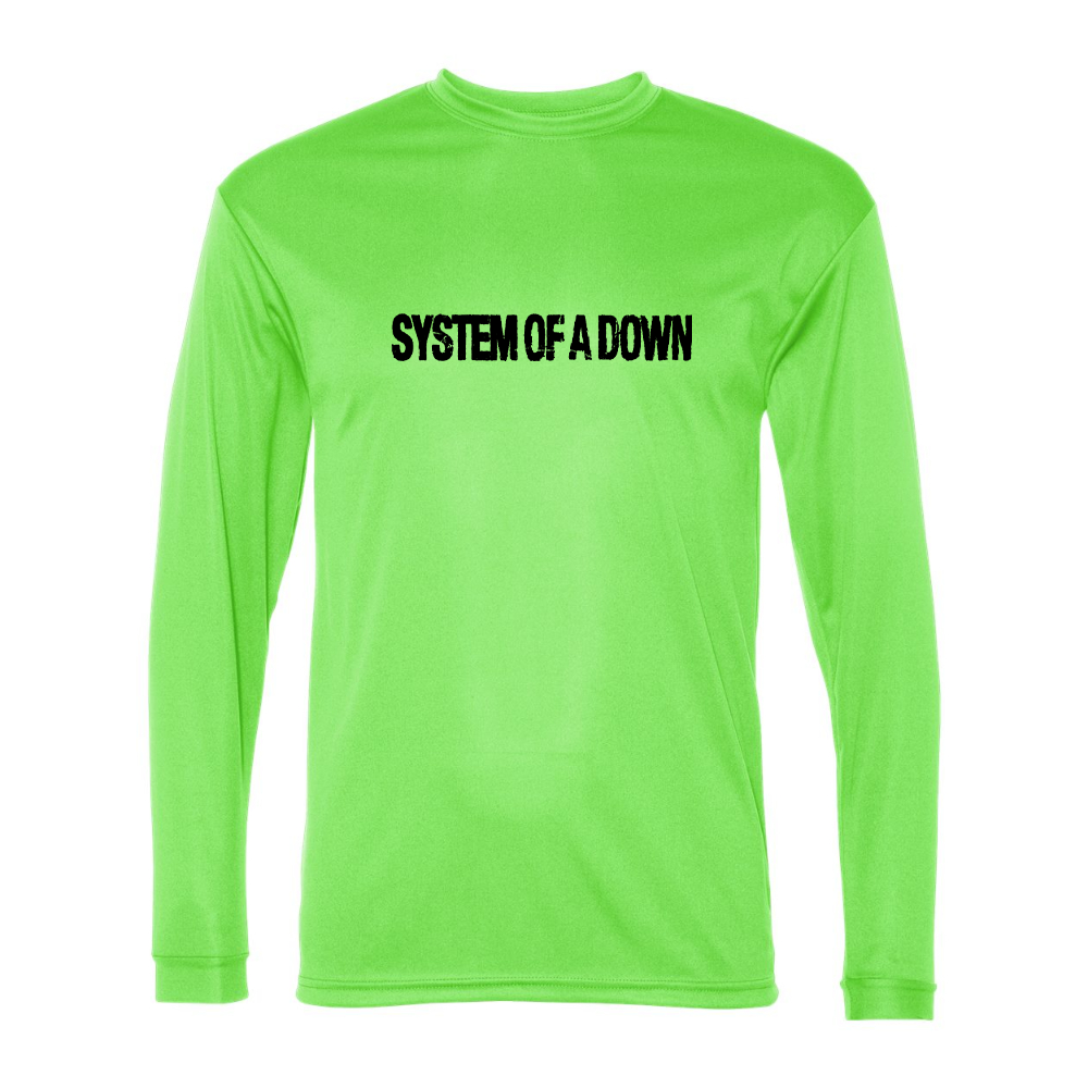 Men's System Of A Down Performance Long Sleeve T-Shirt