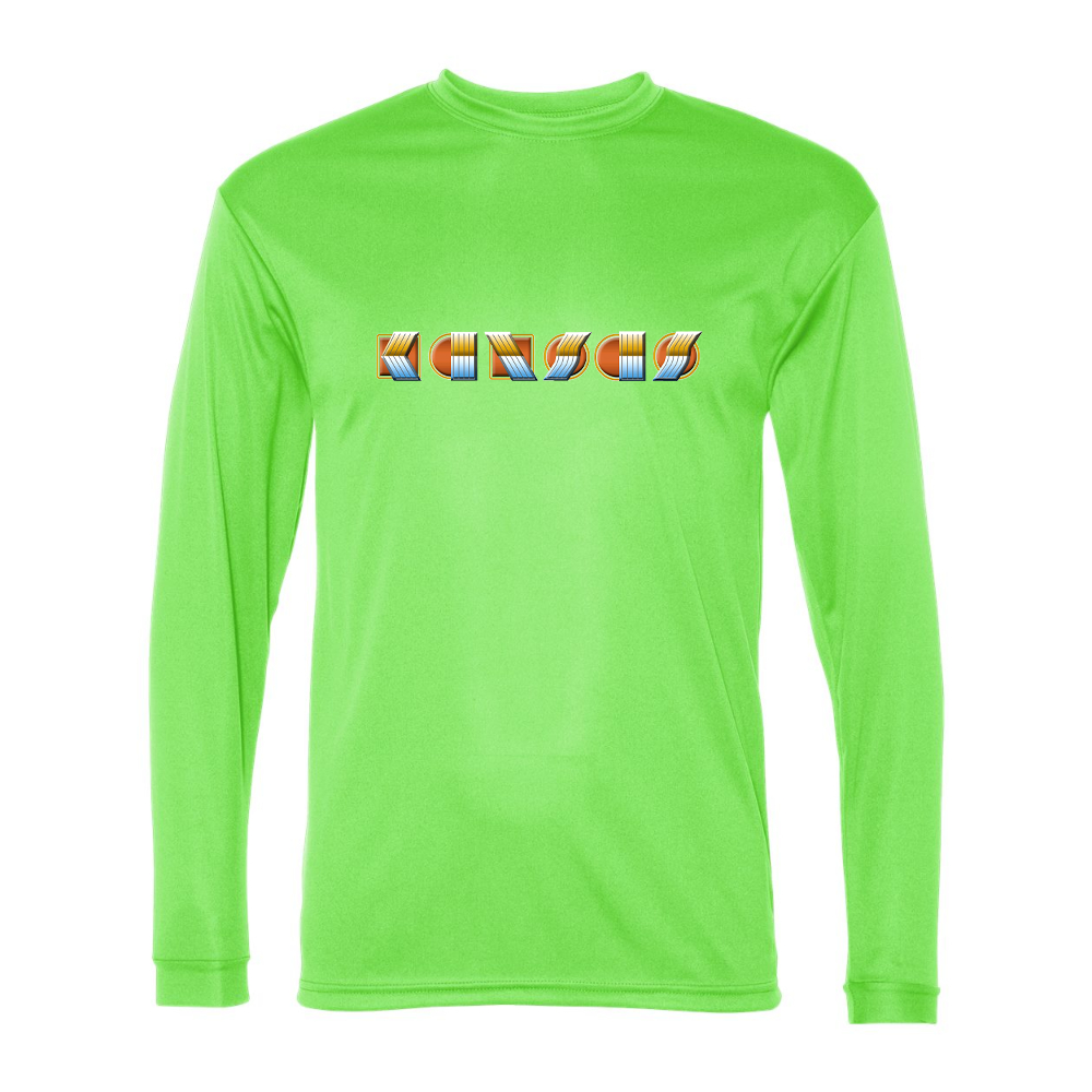 Men's Kansas Performance Long Sleeve T-Shirt
