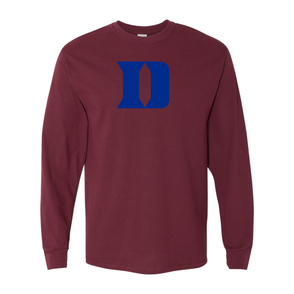Men's Duke Blue Devils Gildan Heavy Cotton Long Sleeve T-Shirt