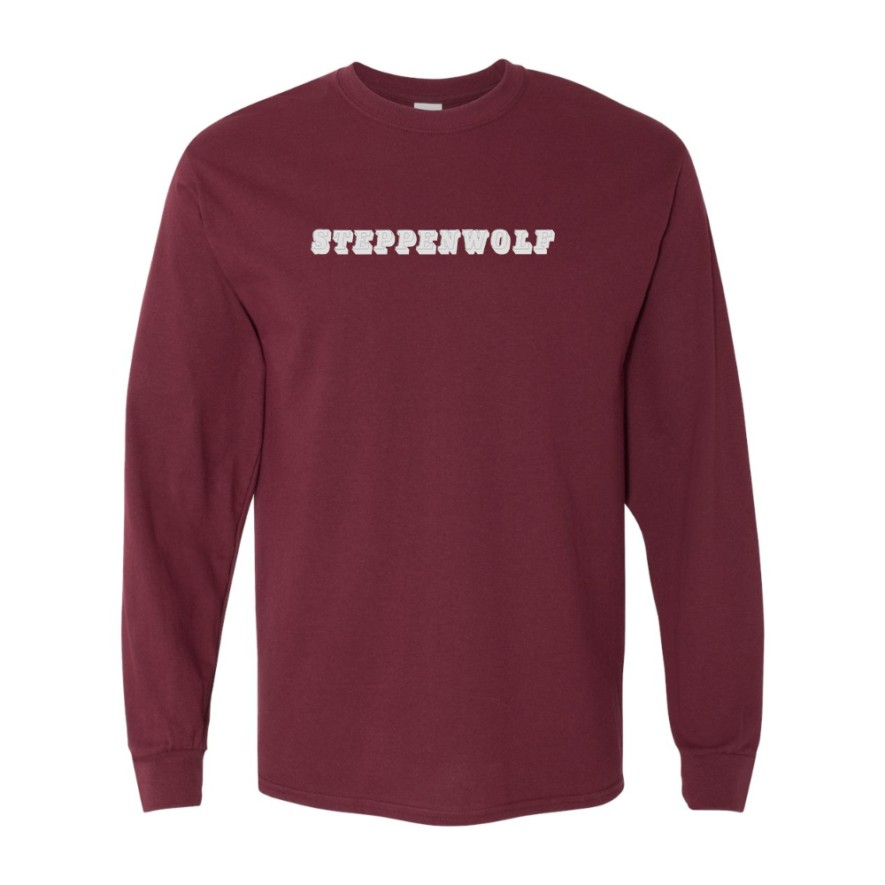 Men's Steppen wolf Gildan Heavy Cotton Long Sleeve T-Shirt
