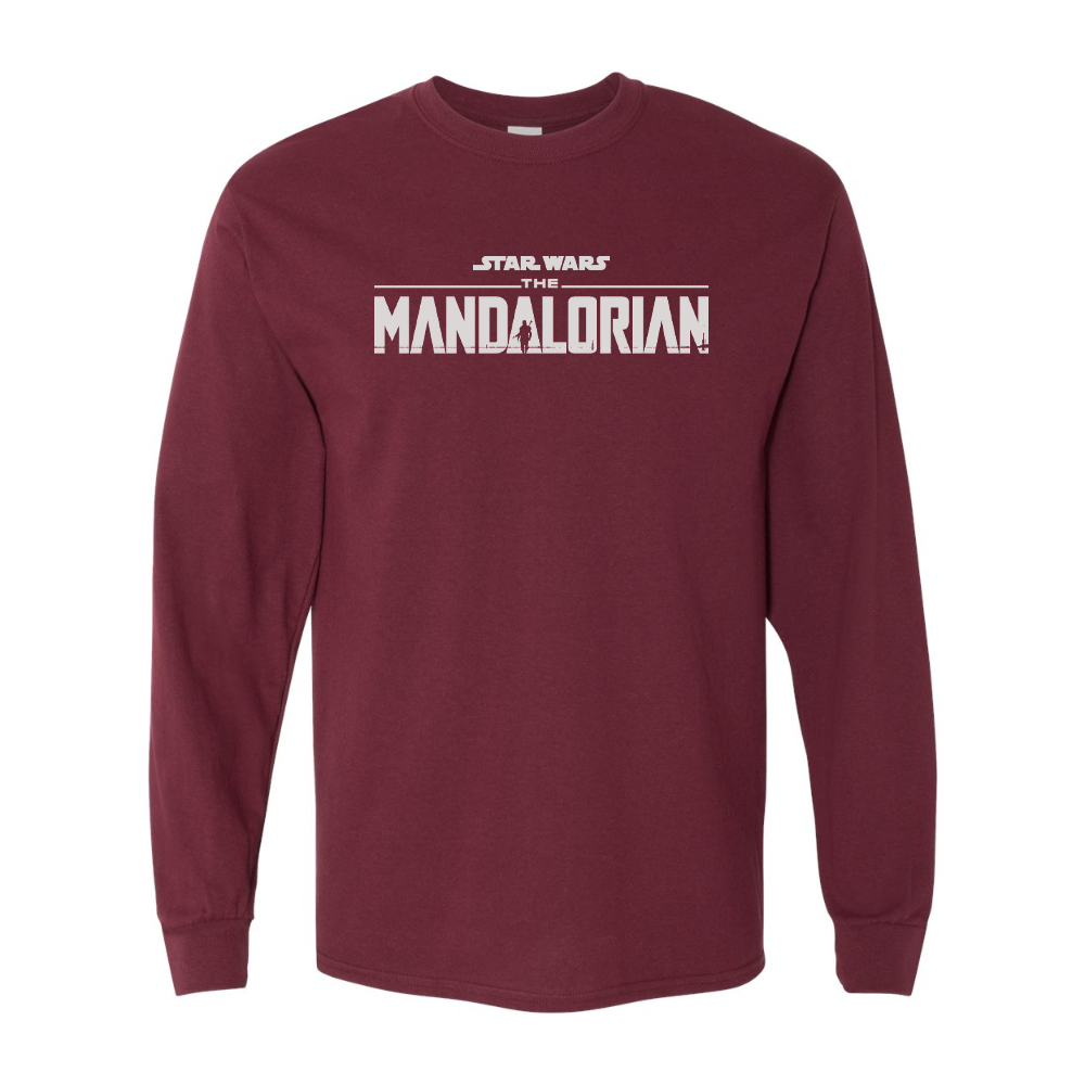 Men's Star Wars The Mandalorian Gildan Heavy Cotton Long Sleeve T-Shirt