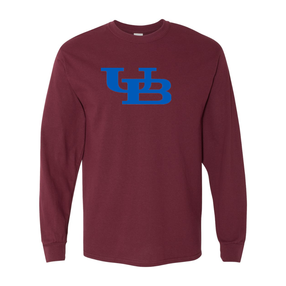 Men's Buffalo Bulls Gildan Heavy Cotton Long Sleeve T-Shirt
