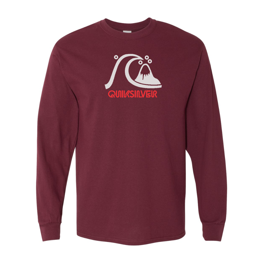 Men's Quicksilver Gildan Heavy Cotton Long Sleeve T-Shirt