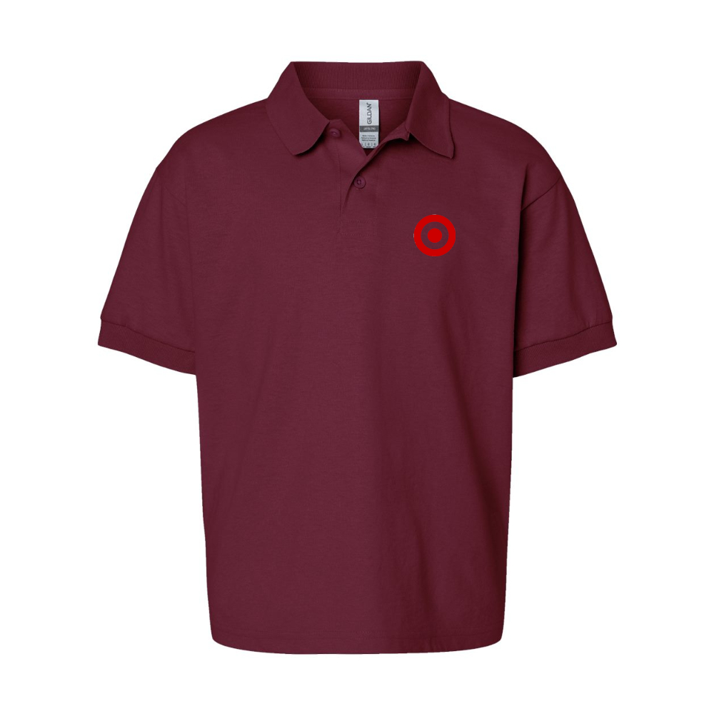 Youth Target Gildan Dry Blend Jersey Polo