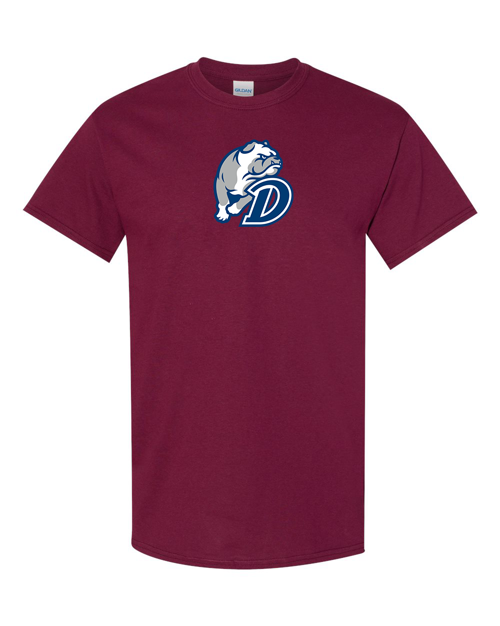 Men's Drake Bulldogs Gildan Heavy Cotton T-Shirt