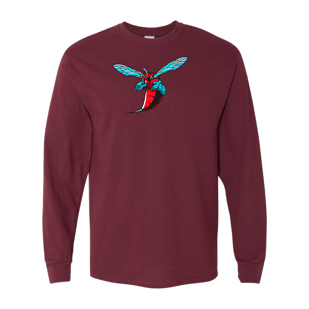 Men's Delaware State Hornets Gildan Heavy Cotton Long Sleeve T-Shirt