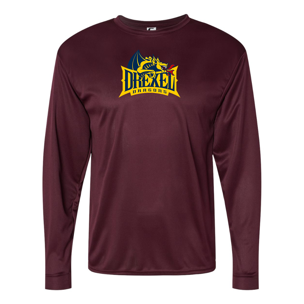 Men's Drexel Dragons Performance Long Sleeve T-Shirt