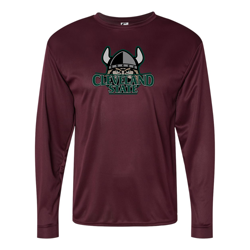 Men's Cleveland State Vikings Performance Long Sleeve T-Shirt