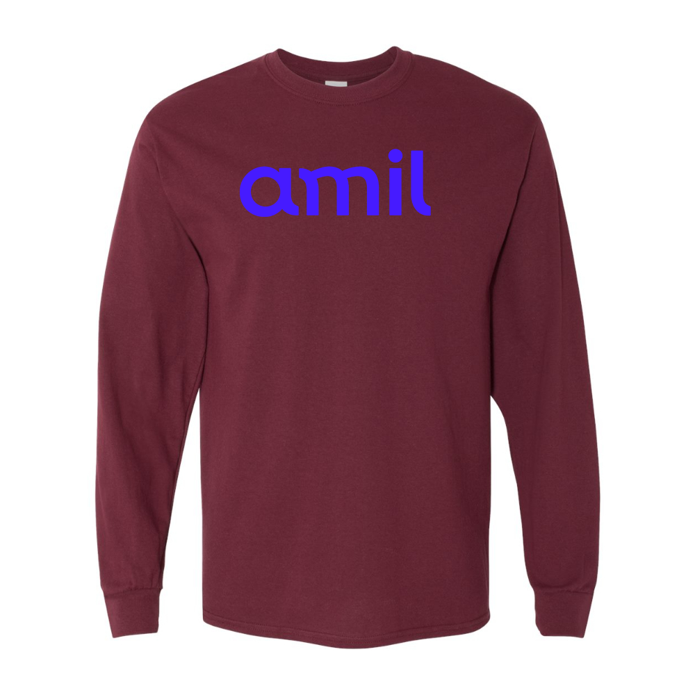 Men's Amil Gildan Heavy Cotton Long Sleeve T-Shirt