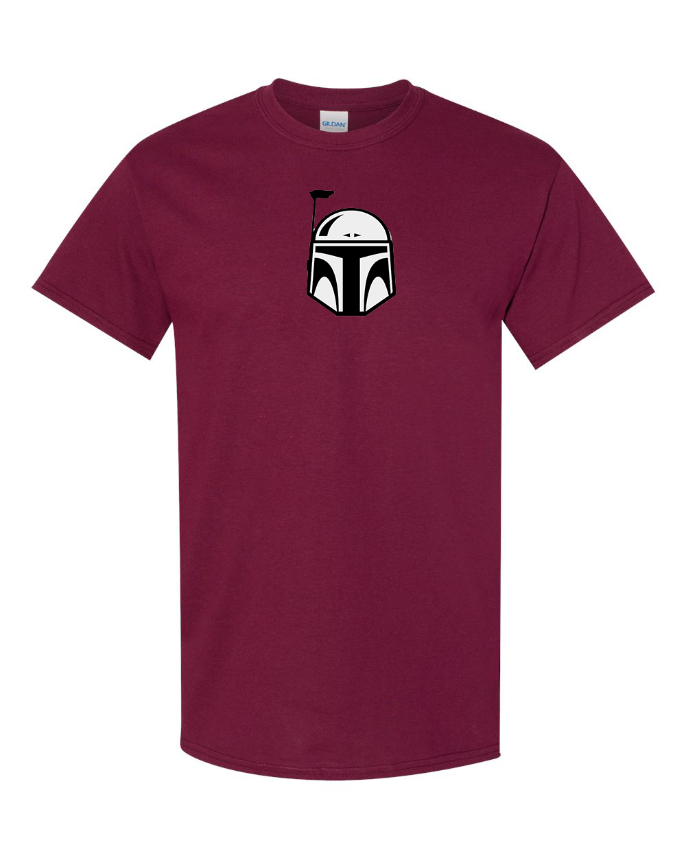 Men's Star Wars Boba Fett Helmet Gildan Heavy Cotton T-Shirt