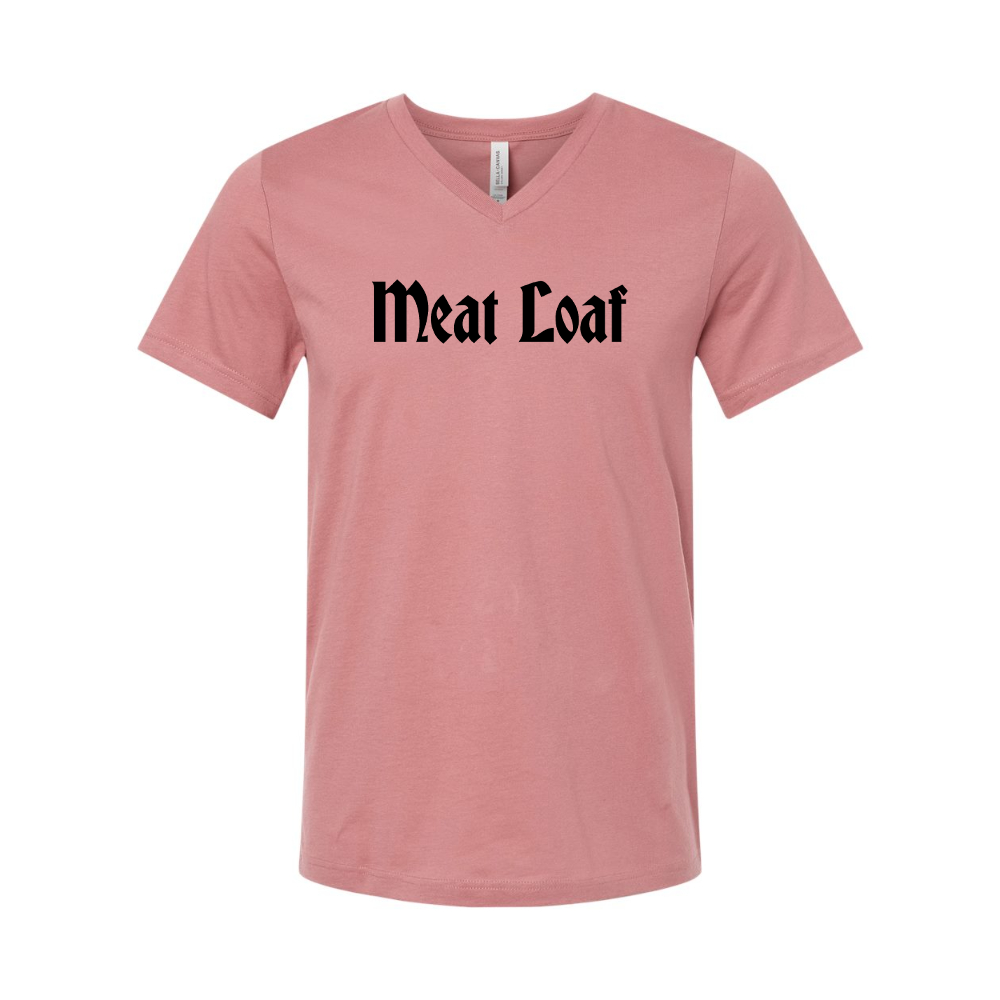 Meat Loaf BELLA CANVAS - Jersey V-Neck T-Shirt
