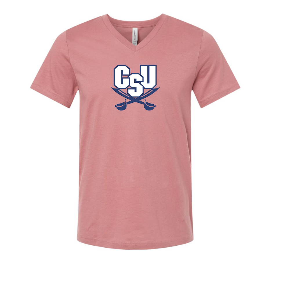 CSU Buccaneers BELLA CANVAS - Jersey V-Neck T-Shirt