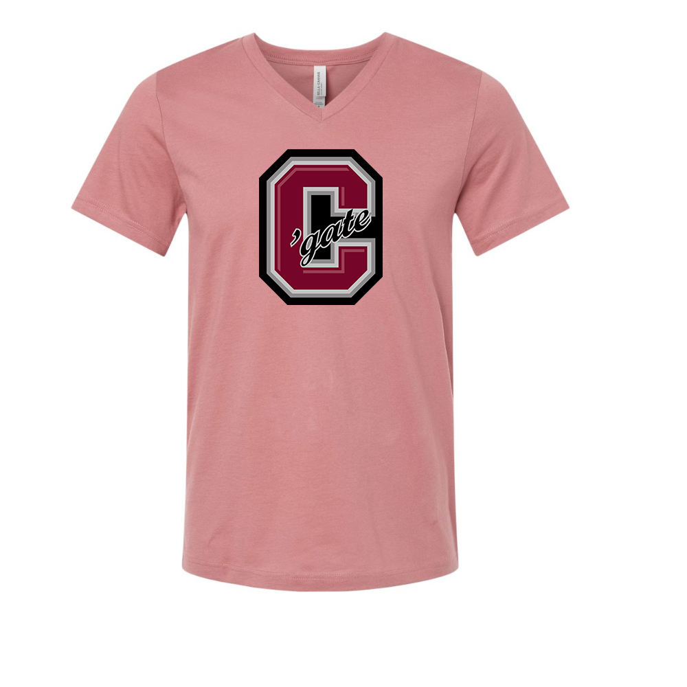 Colgate Raiders BELLA CANVAS - Jersey V-Neck T-Shirt
