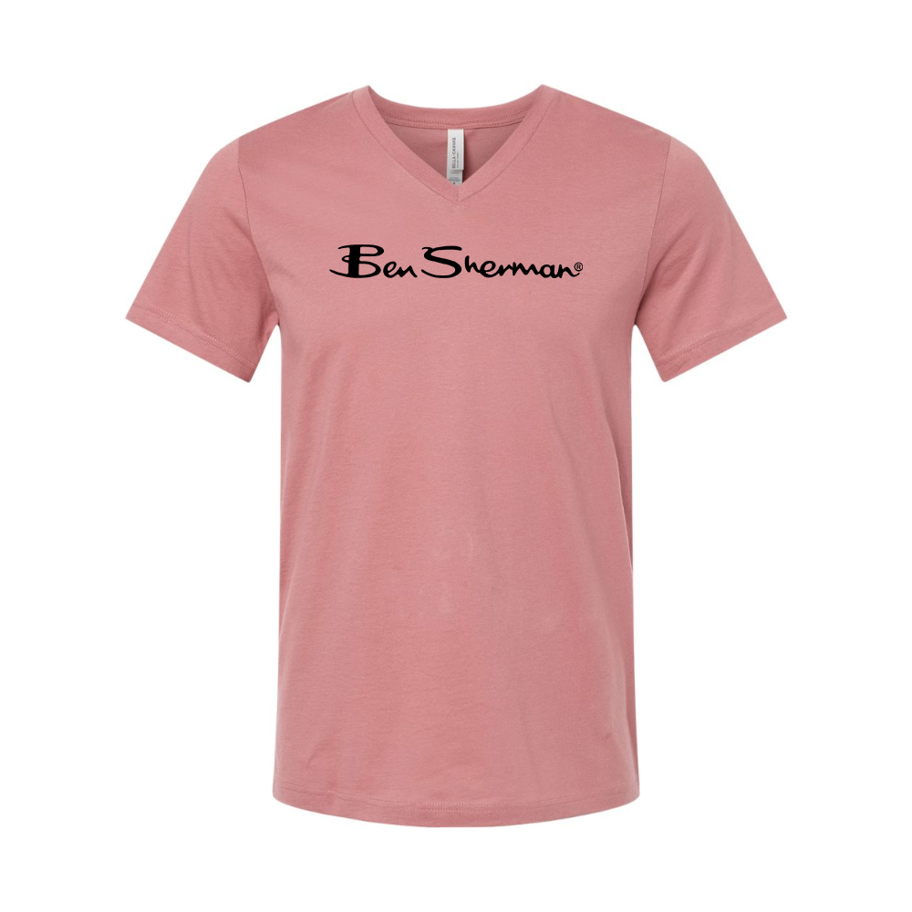 Ben Sherman BELLA CANVAS - Jersey V-Neck T-Shirt